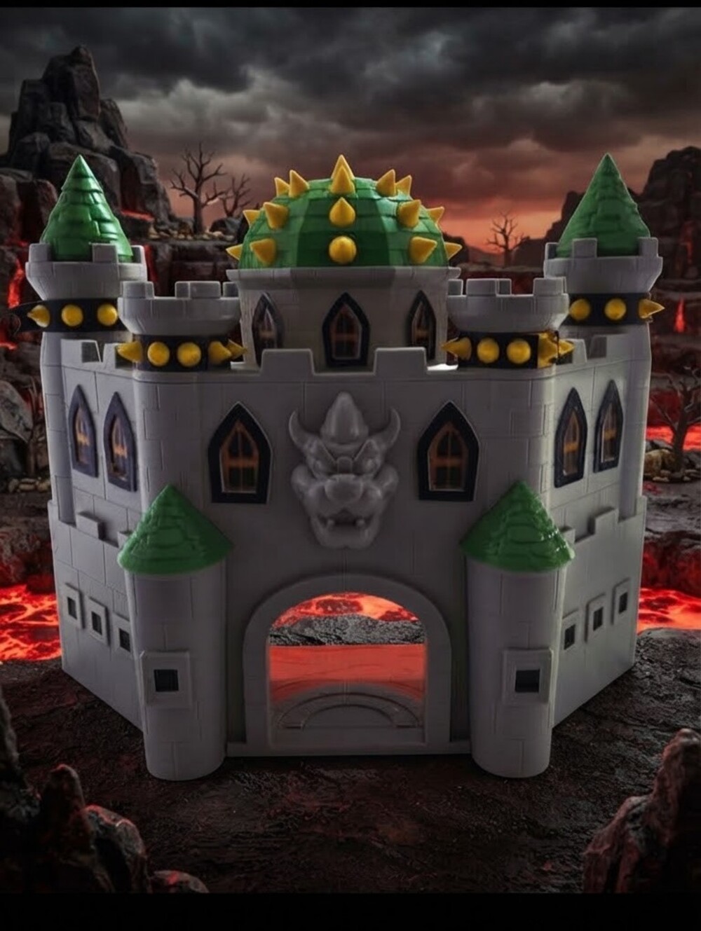 Super Mario Deluxe Bowser’s Castle Playset JAKKS Nintendo 2019 Sound